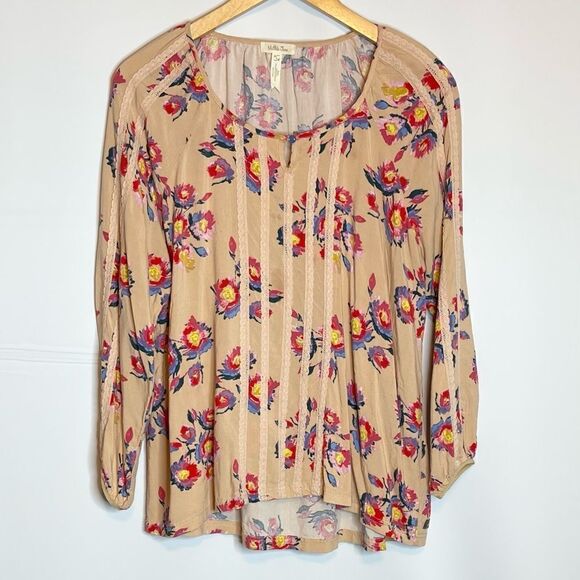 Matilda Jane | Friends Forever Kaia Floral Top Keyhole Neck HTF - Picture 3 of 8